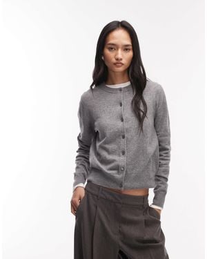 Levi's Gilet en maille ultra-douce - Gris