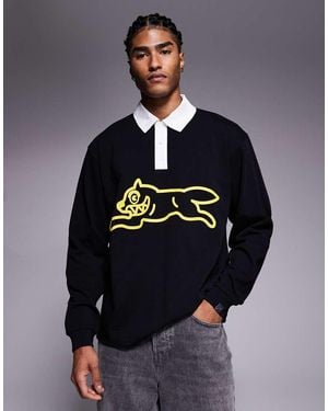 ICECREAM Running Dog Rugby Shirt - Blue