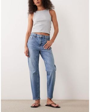 Mango Relaxed Mom Jeans - Blue
