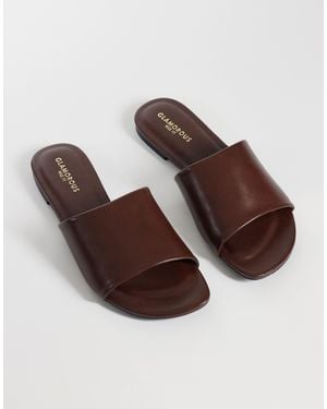 Glamorous Sandales à enfiler - chocolat - Marron