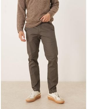 Mango 100% Cotton Tailored Trouser - Natural