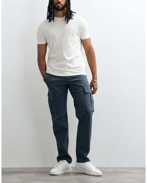 Jack & Jones Straight Cargo Trousers - Blue