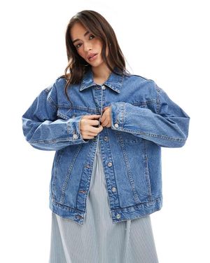 ASOS Oversized Denim Jack - Blauw