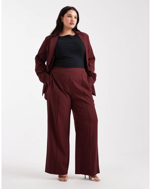 Pieces Plus Pieces curve – elegante hose - Rot