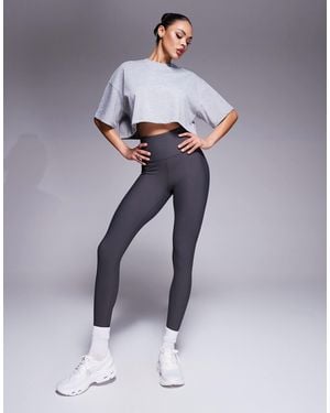 4505 Icon Heavyweight Cotton Cropped T-shirt With Quick Dry Finish - Gray
