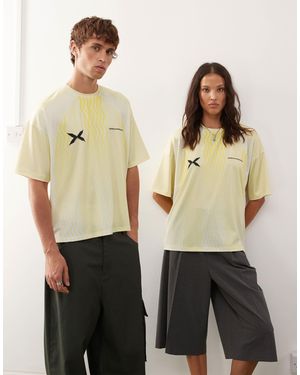 Collusion Unisex Football Top - Natural