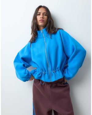 ASOS Giacca Sportiva Con Dettaglio Cuciture - Blu