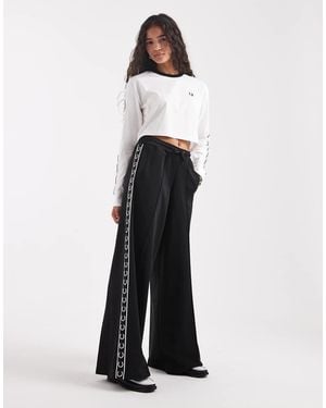 Fred Perry Taped Joggers - White