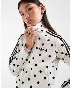 adidas Originals Firebird Satin Track Top - Grey