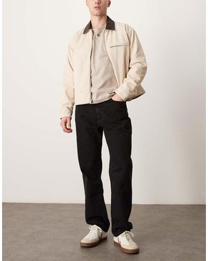 Abercrombie & Fitch Lightweight Loose Fit Jeans - Natural
