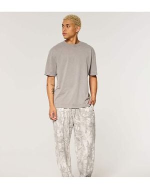 Hollister Tall Feel Good Baggy Joggers - Grey