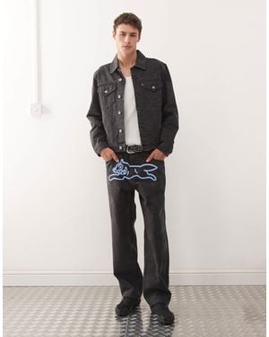 ICECREAM Every Flavour Denim Double Scoop Straight Leg Jeans - Black