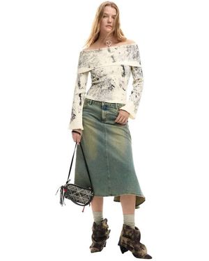 Desigual Fine Oslo Jumper - White