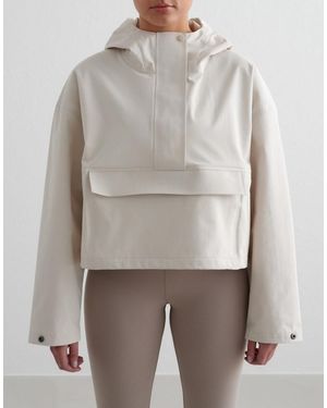 Aim'n Clay Cropped Waterproof Anorak - Grey