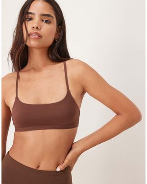 agon® Strappy Bralette - Brown