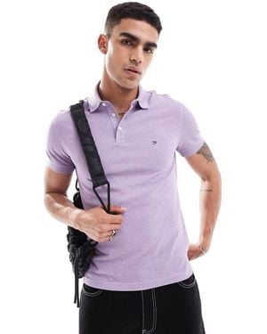 Tommy Hilfiger 1985 Slim Polo Shirt - Purple