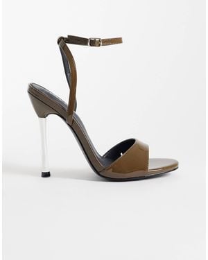 Public Desire Brooklyn Heeled Sandals - White