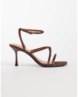 New Look Embellished Detail Stiletto Mule - White