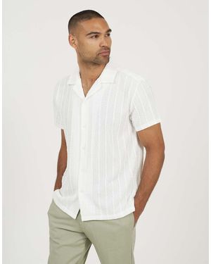 Brave Soul Woven T-Shirt - White
