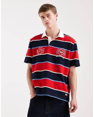 Tommy Hilfiger Relaxed Fit Polo Shirt - Red