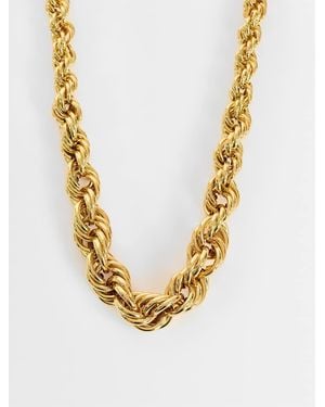 TOPSHOP Collar Mia Retorcido En - Metálico