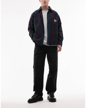 Carhartt Single Knee Straight Leg Trousers - Blue