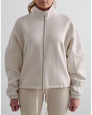 Aim'n Chaqueta Sudadera Arcilla Con Cremallera Campus De -Neutro - Gris