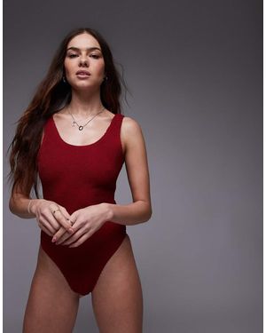 TOPSHOP Athens Swimsuit - Red