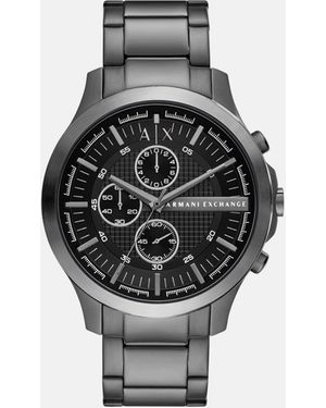 ARMANI EXCHANGE – herren-chronograph aus edelstahl - Grau