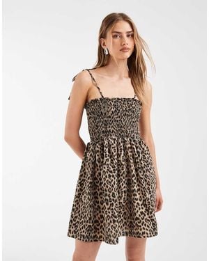 ONLY Ruched Detail Mini Dress - Black