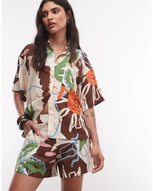 ASOS Beach Shorts Co-ord - White