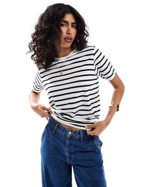 JJXX Oversized Cropped T-shirt - Blue