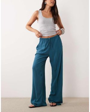 Mango Teen Broek Met Versiering - Blauw
