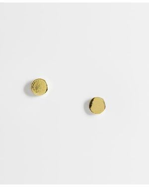 Kingsley Ryan Plated 5Mm Flat Stud - Metallic
