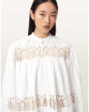 AllSaints – talisa – kleid - Weiß