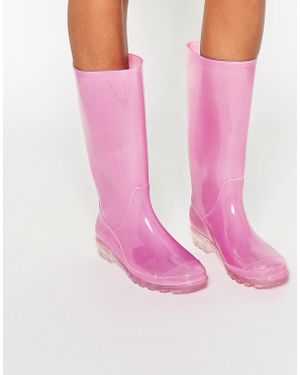 ASOS Glow Light Up Wellies - Pink