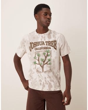 Abercrombie & Fitch Western Graphic T-shirt - Natural