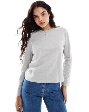 SELECTED Top oversize - Gris