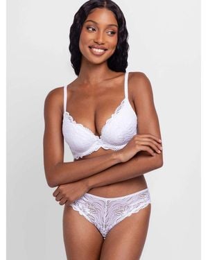 DORINA 2-Pack Angie Push Up Plunge/ Bra - White