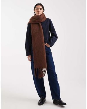 Threadbare Bufanda Gruesa Estilo Manta De - Azul