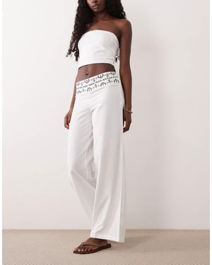 Mango Teen Cotton Rich Straight Trouser - Pink