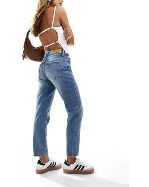 Stradivarius Mom Jeans - Blu