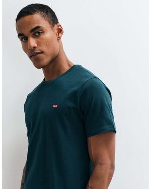 Levi's T-Shirt Con Logo Batwing Originale - Blu