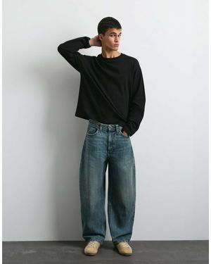 Pull&Bear Balloon-fit baggy-jeans - Blau