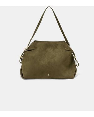 Stradivarius Schultertasche mit raffungen - Grün