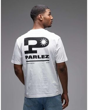 Parlez Complex T-shirt With Back Print Graphic - Grey