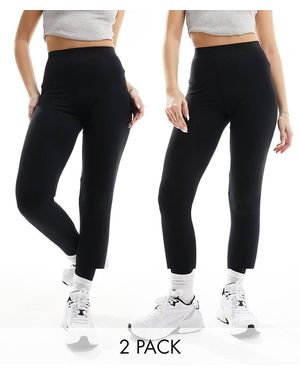 ONLY 2 Pack leggings - Black