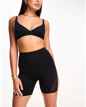 ASOS Contouring Medium Control Short With Mesh - Black