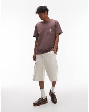 Wrangler Casey Jones Workwear Pocket T-Shirt - Brown