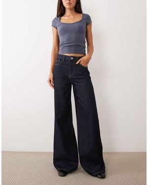 Mango Teen 100 % baumwolle straight-jeans - Blau